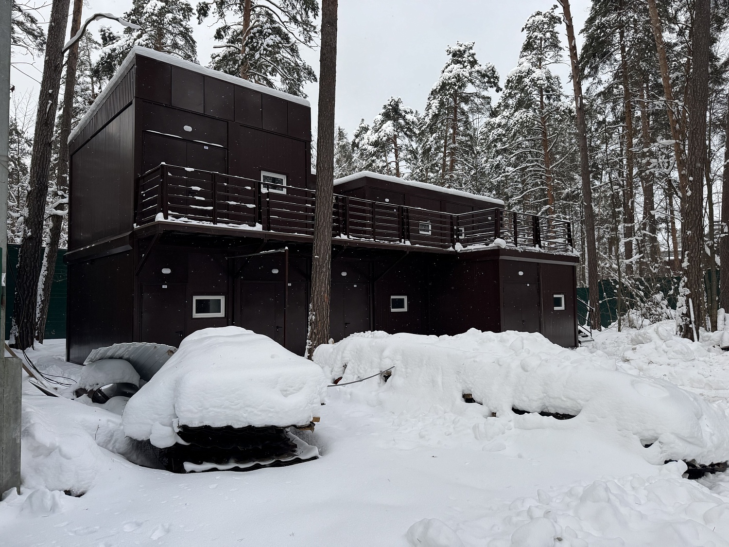 Складское помещение на базе 32 модулей "Звезда"